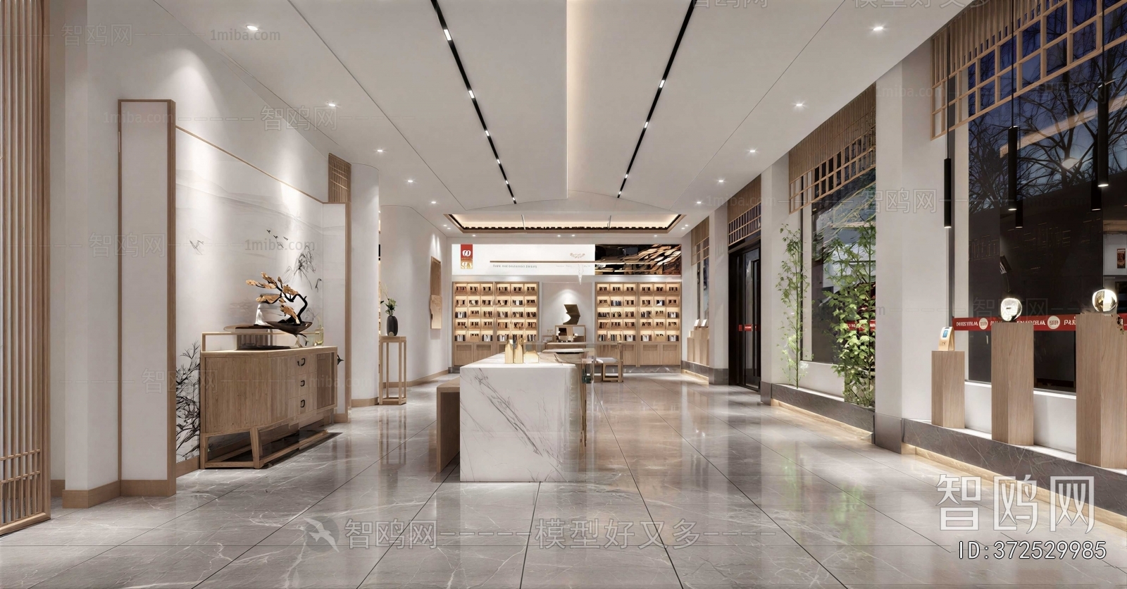 New Chinese Style Exhibition Hall