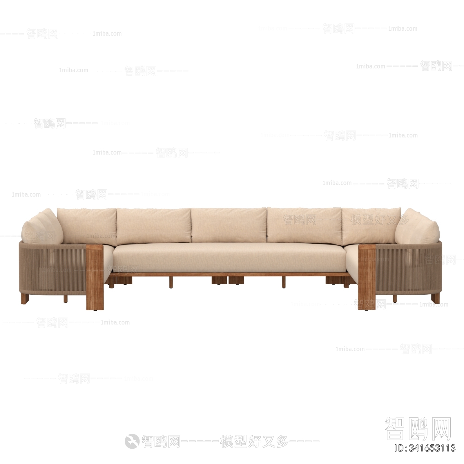 Modern Multi Person Sofa