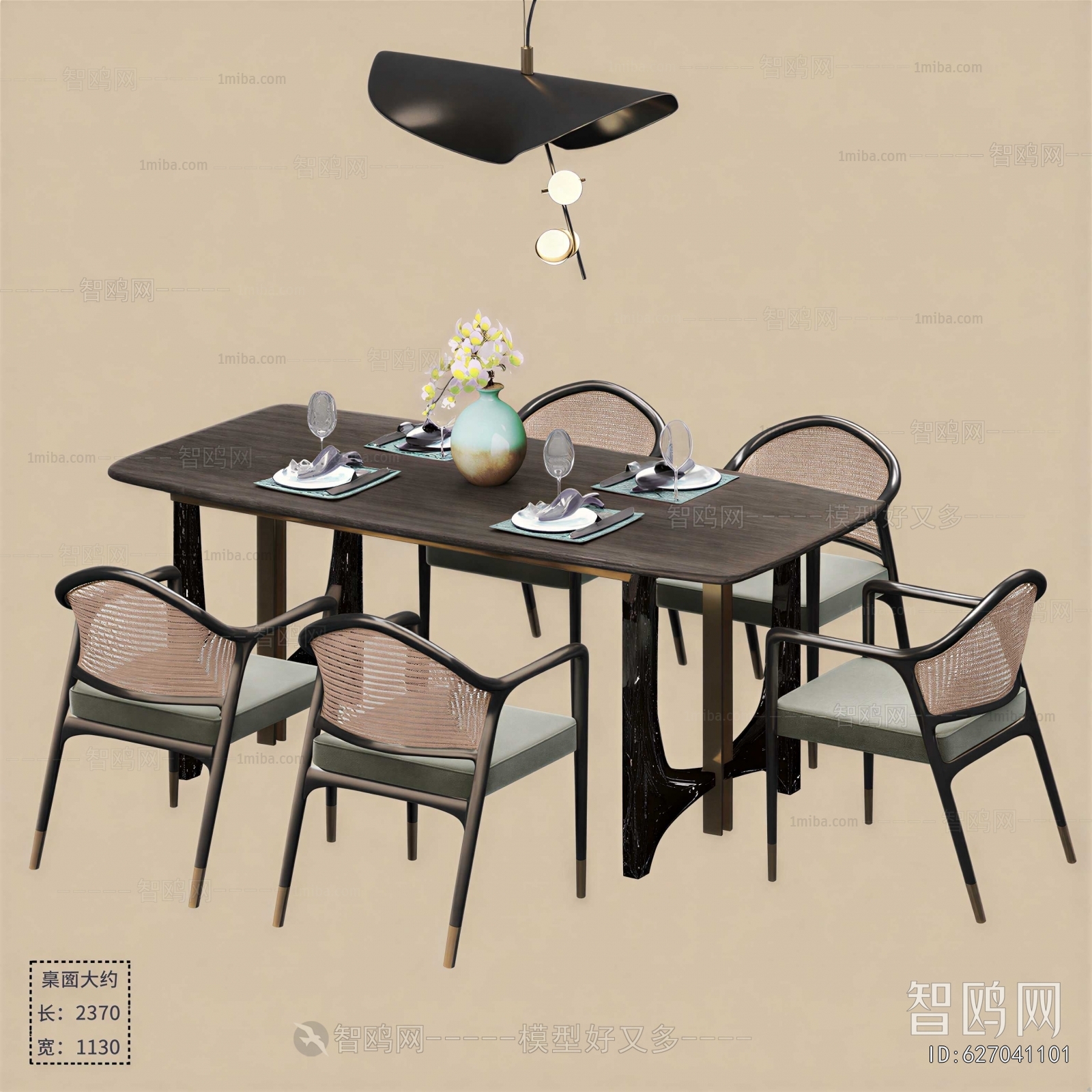 New Chinese Style Dining Table And Chairs