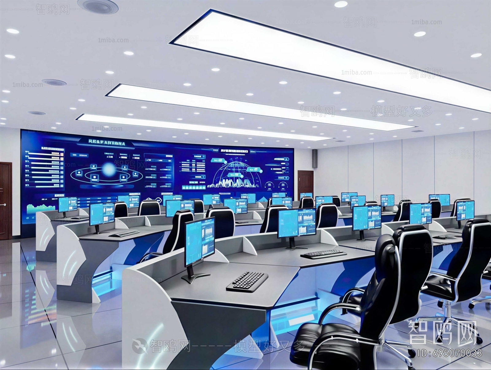 Modern Monitor Room