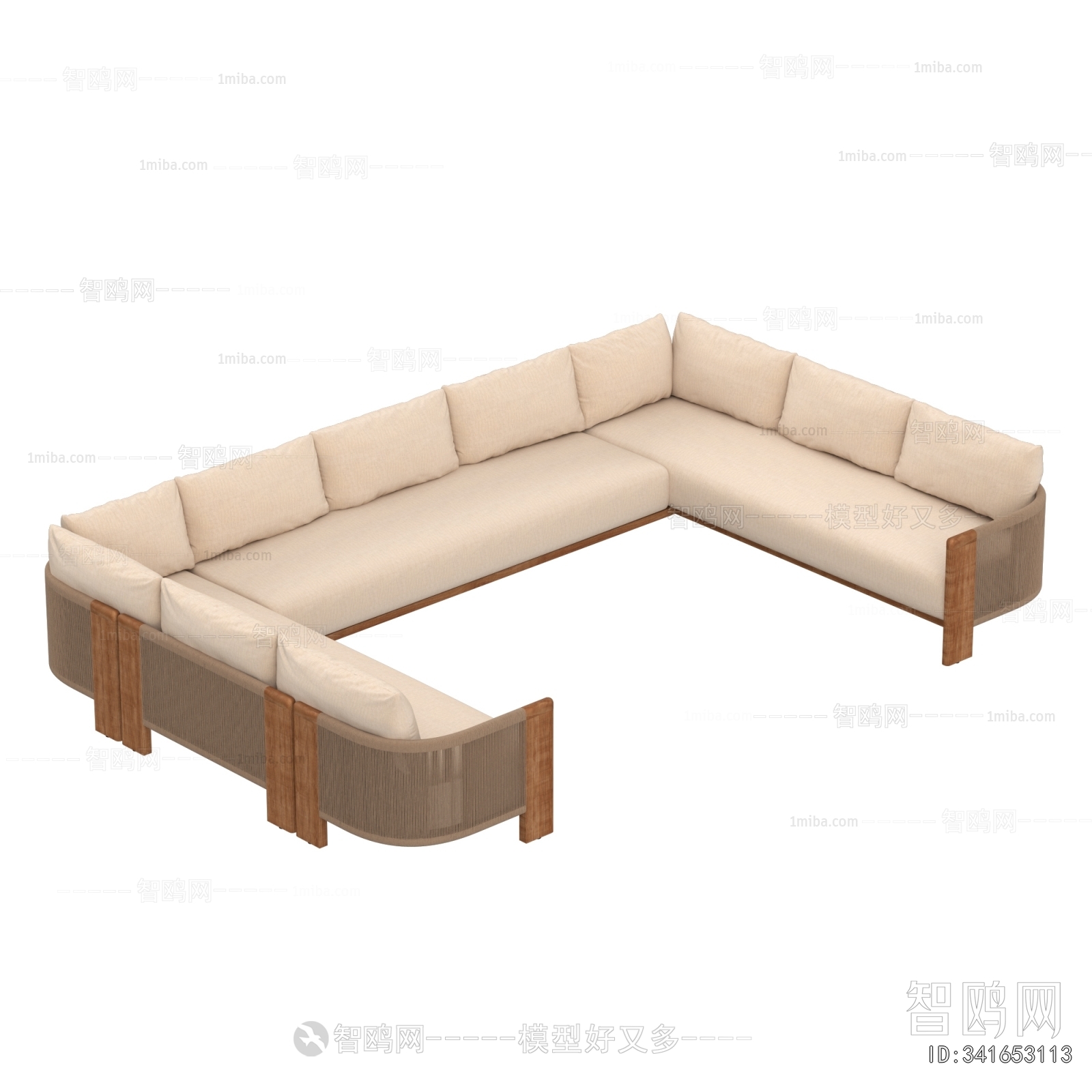 Modern Multi Person Sofa