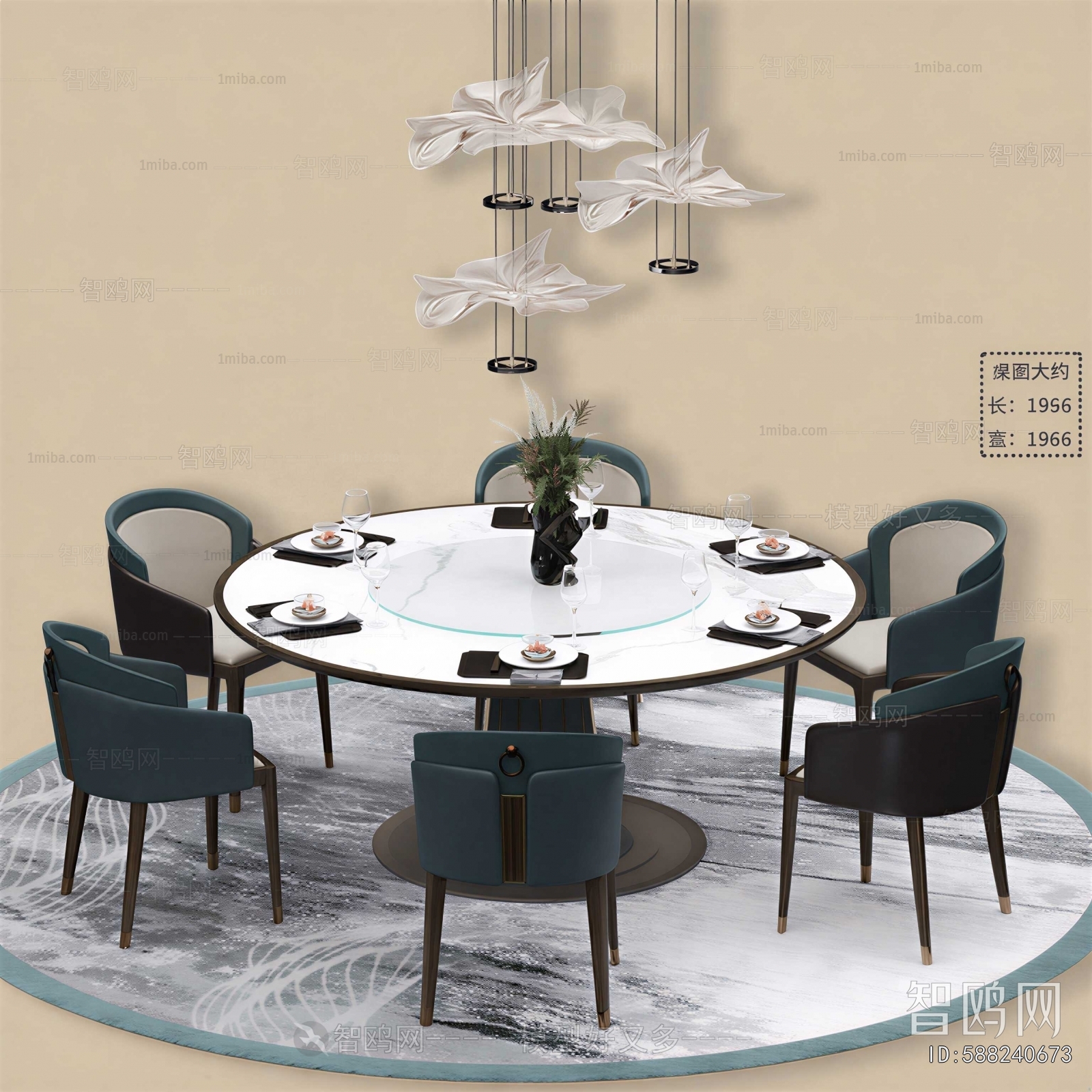 New Chinese Style Dining Table And Chairs