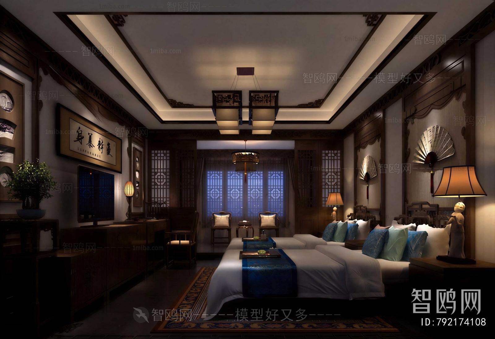 New Chinese Style Guest Room
