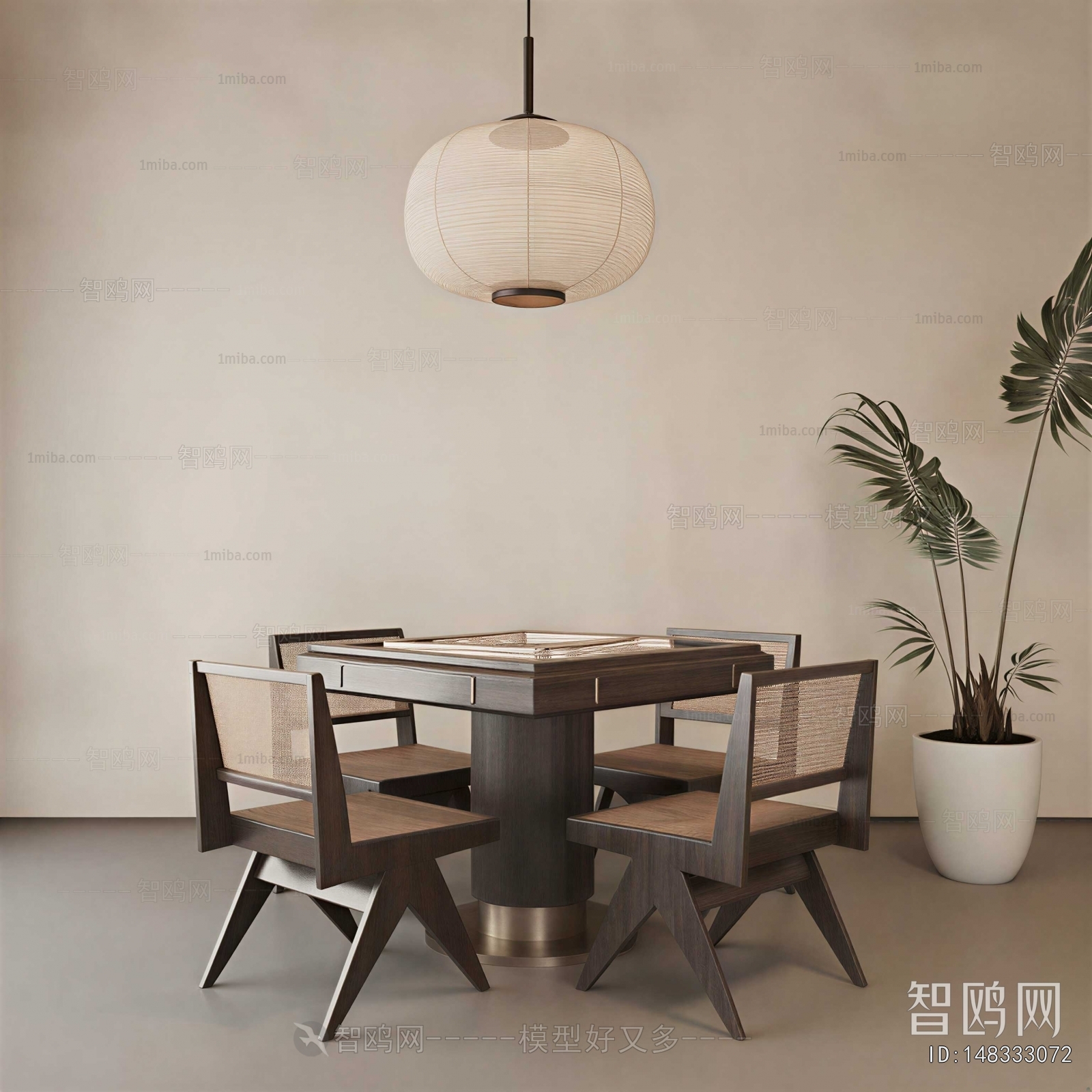 Modern Mahjong Tables And Chairs
