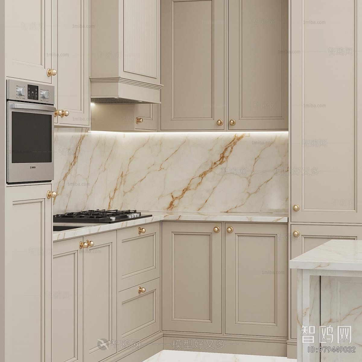 European Style Kitchen Cabinet