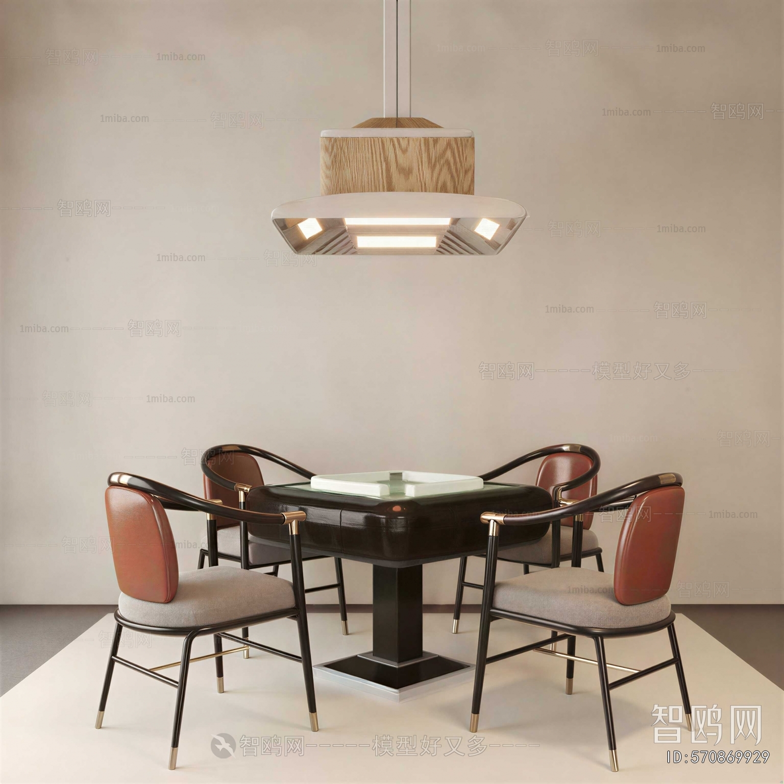 New Chinese Style Mahjong Tables And Chairs