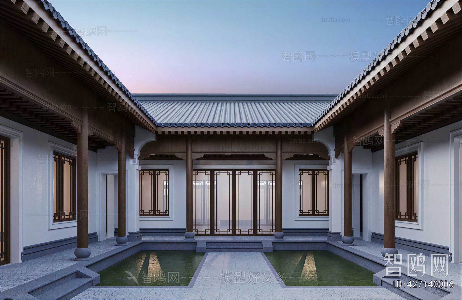 Chinese Style Ancient Architectural Buildings