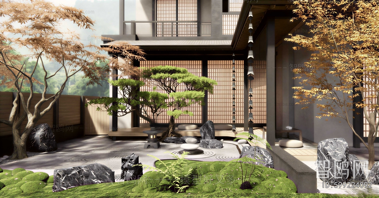 Japanese Style Courtyard/landscape