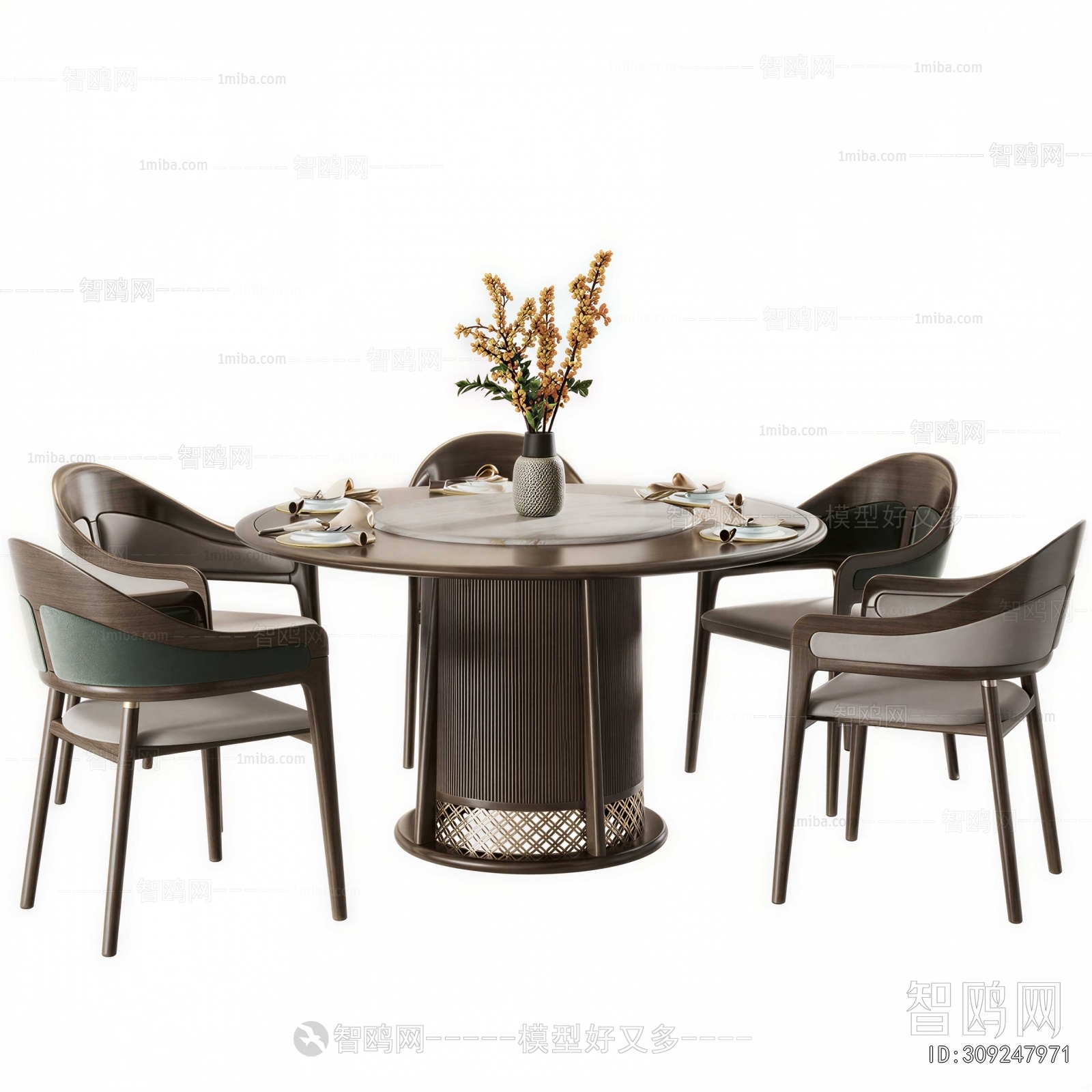 New Chinese Style Dining Table And Chairs