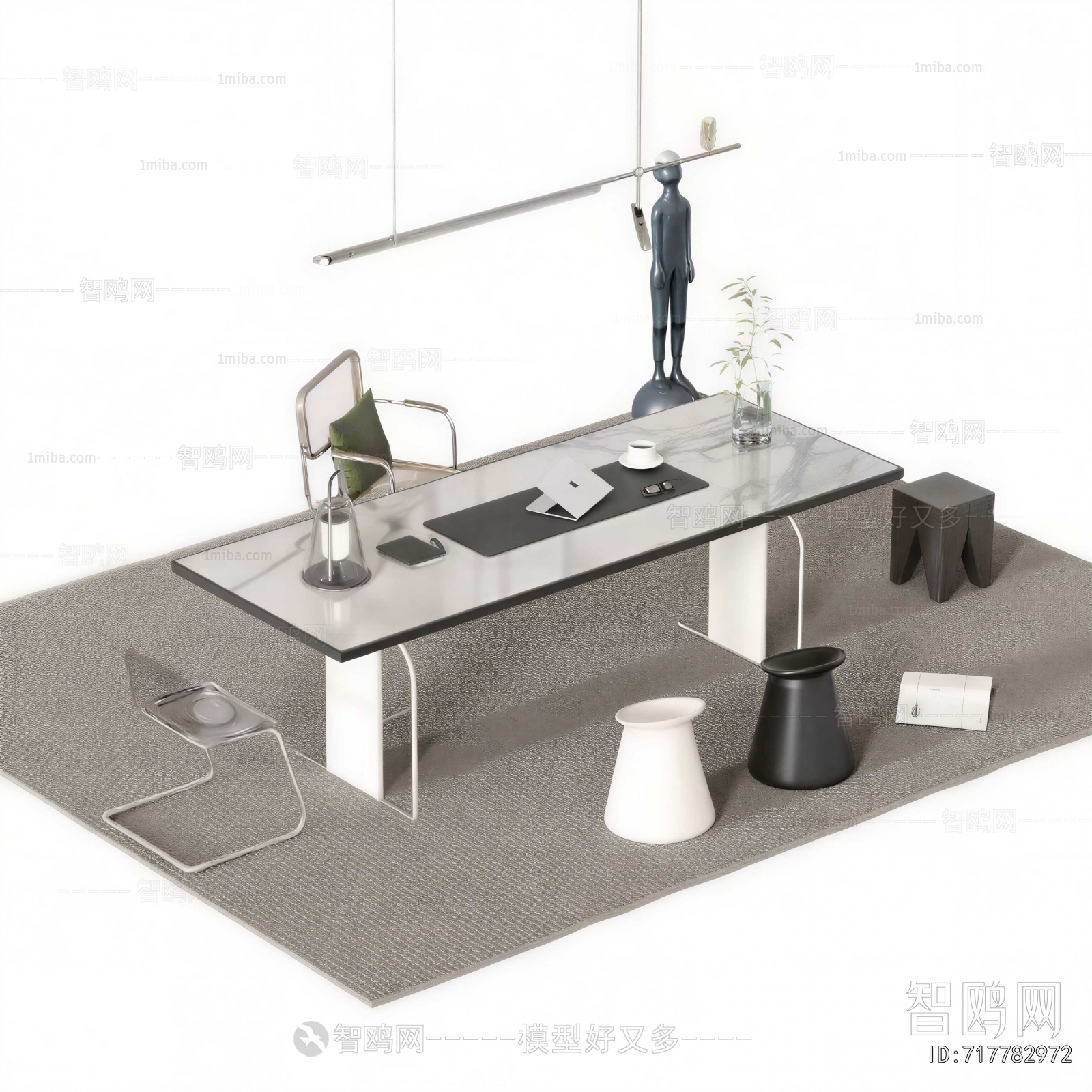 Modern Computer Desk And Chair
