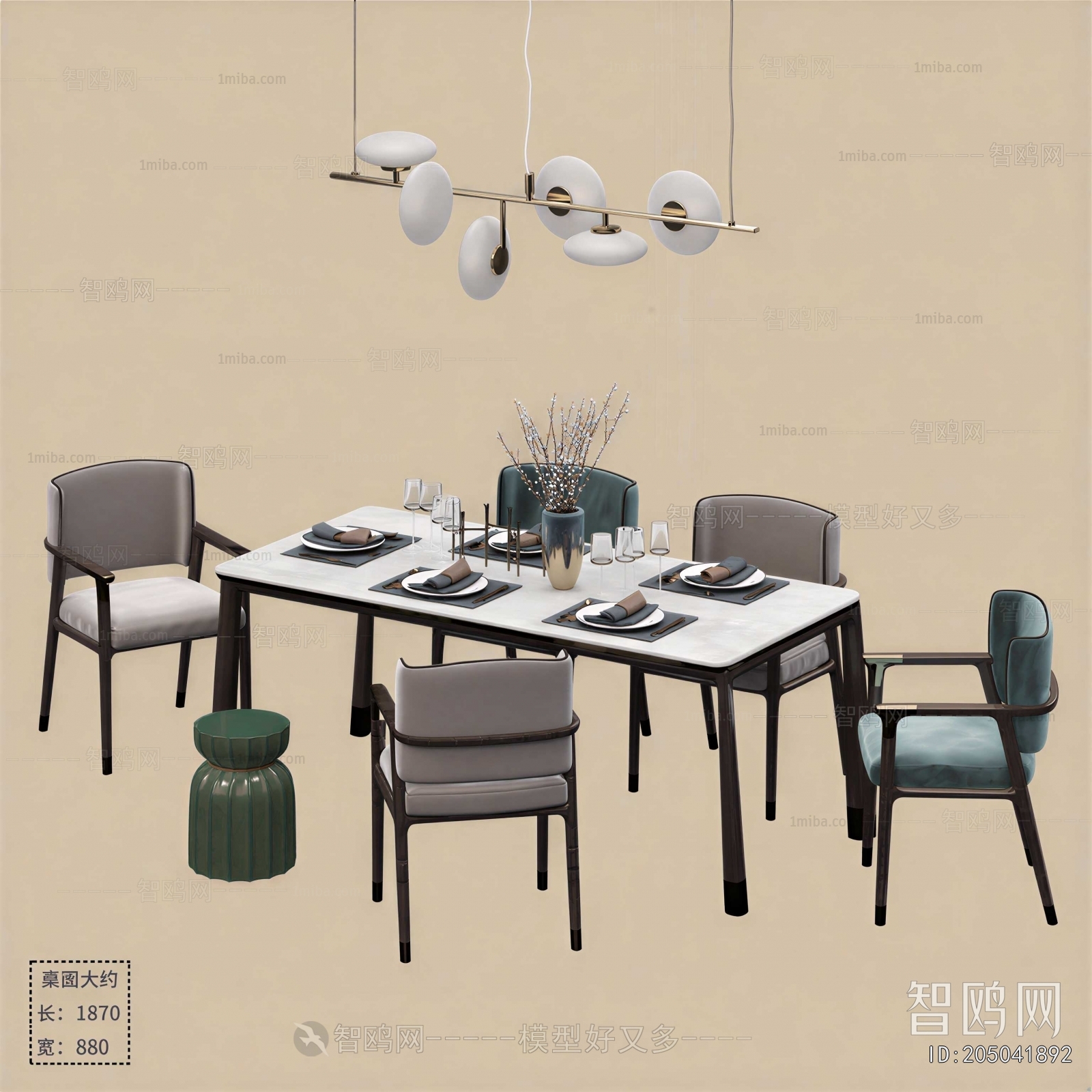 New Chinese Style Dining Table And Chairs