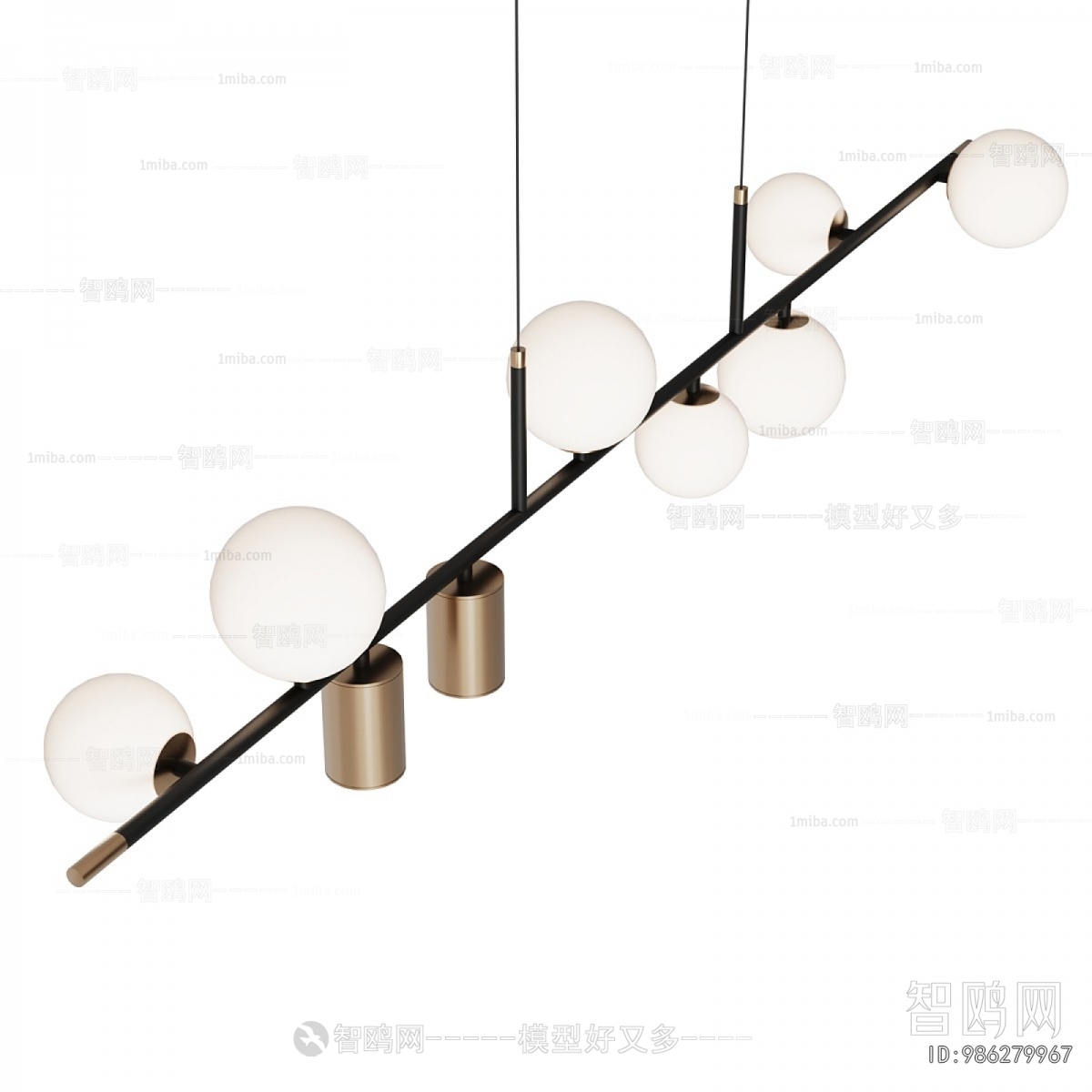 Modern Long Chandelier