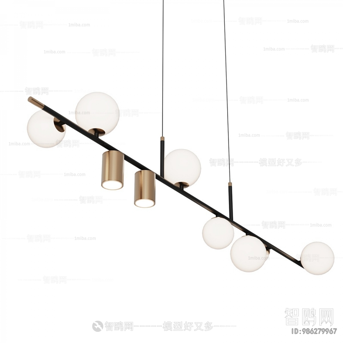 Modern Long Chandelier