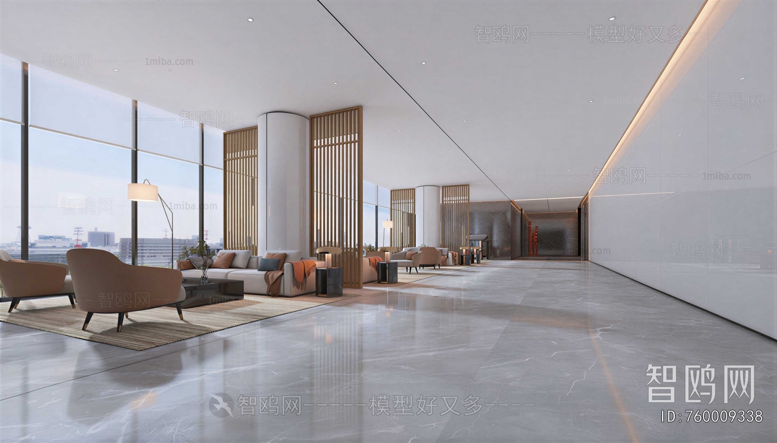 Modern Office Reception Desk