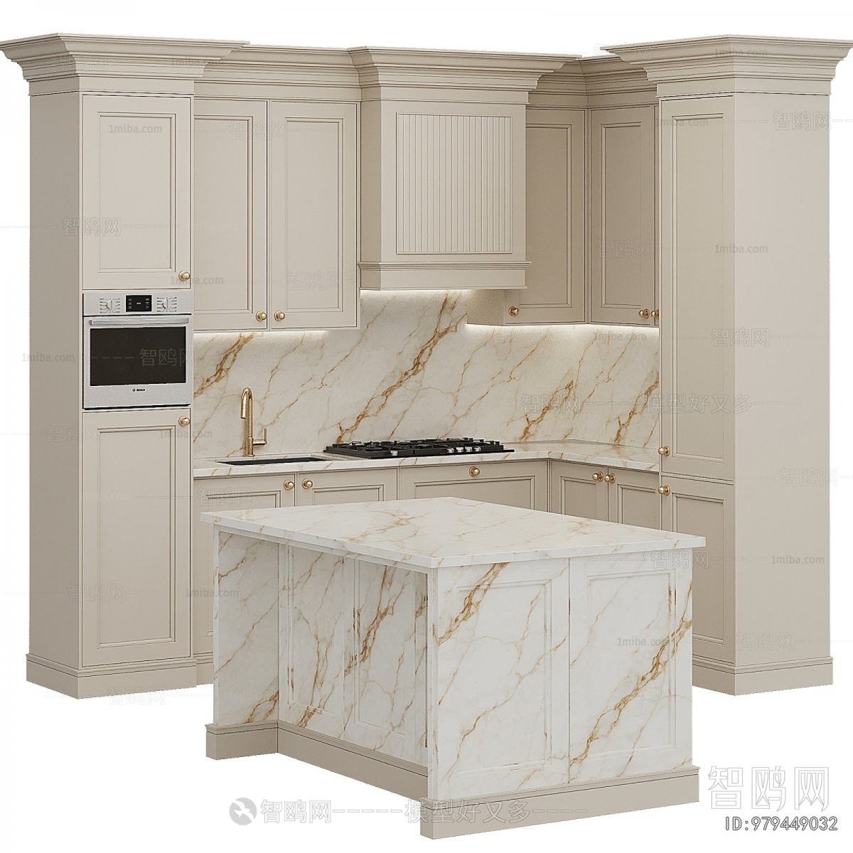 European Style Kitchen Cabinet