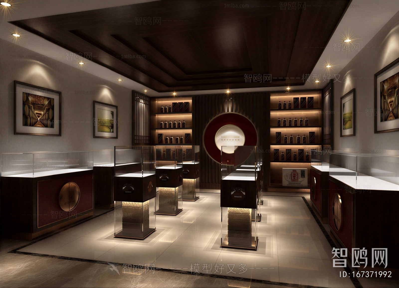 New Chinese Style Exhibition Hall