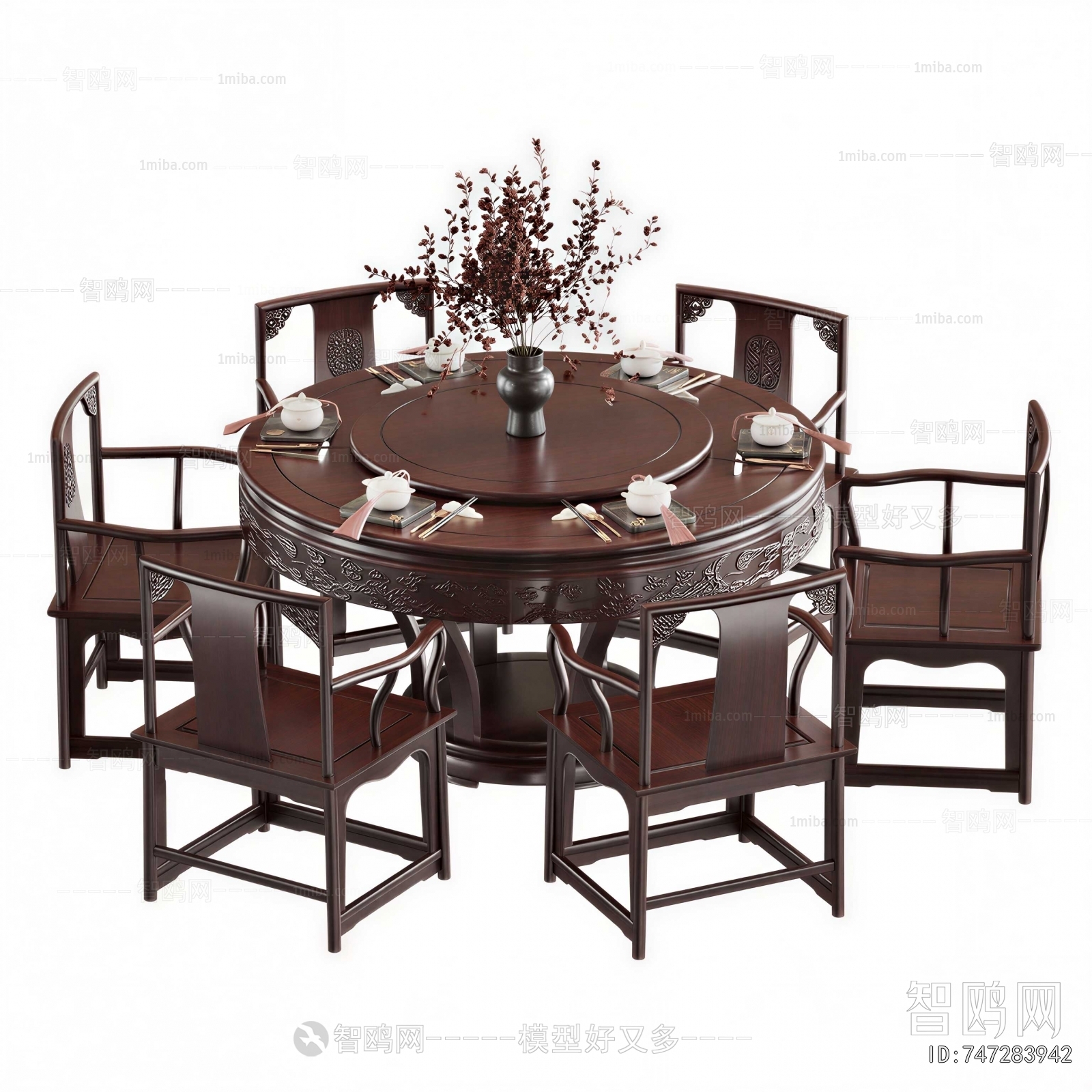 New Chinese Style Dining Table And Chairs