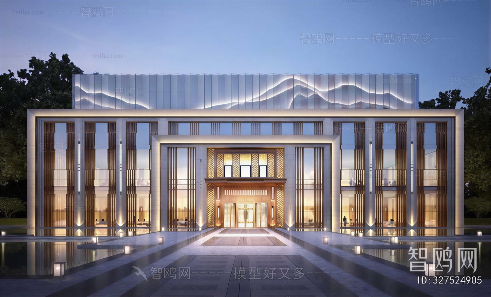 Modern Appearance Of Commercial Building