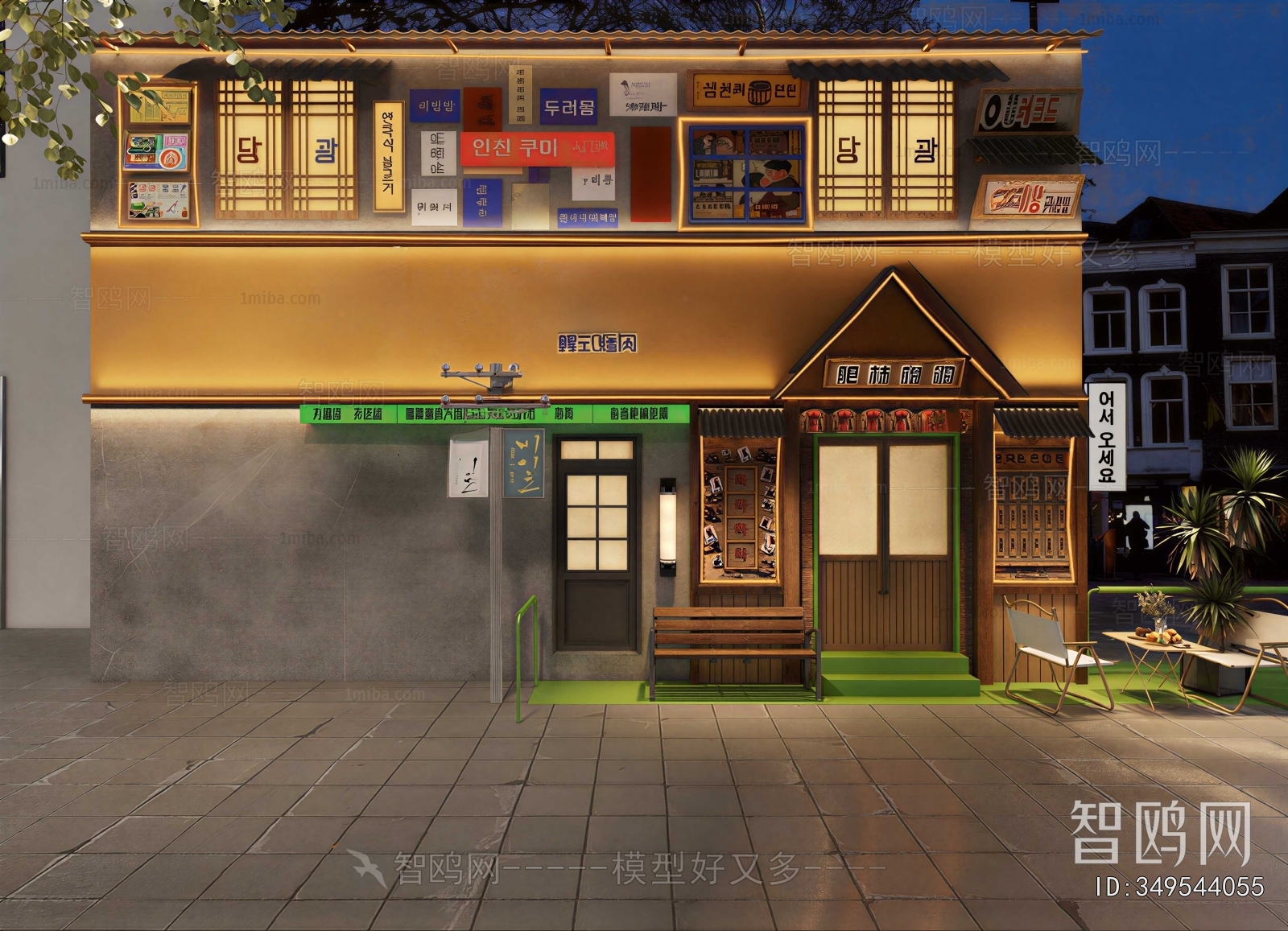 New Chinese Style Facade Element