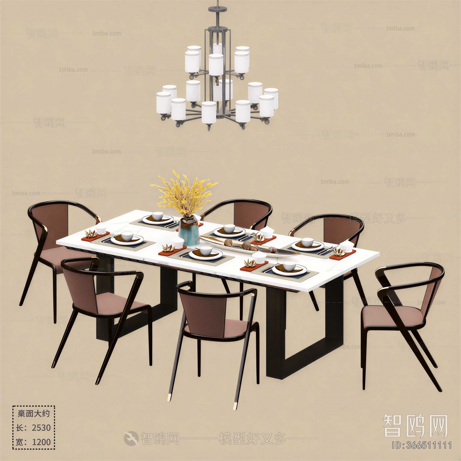 New Chinese Style Dining Table And Chairs