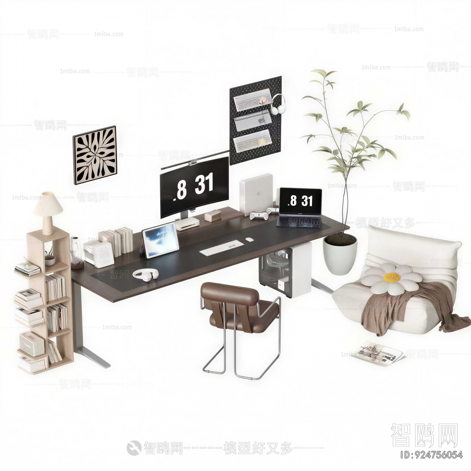Modern Computer Desk And Chair