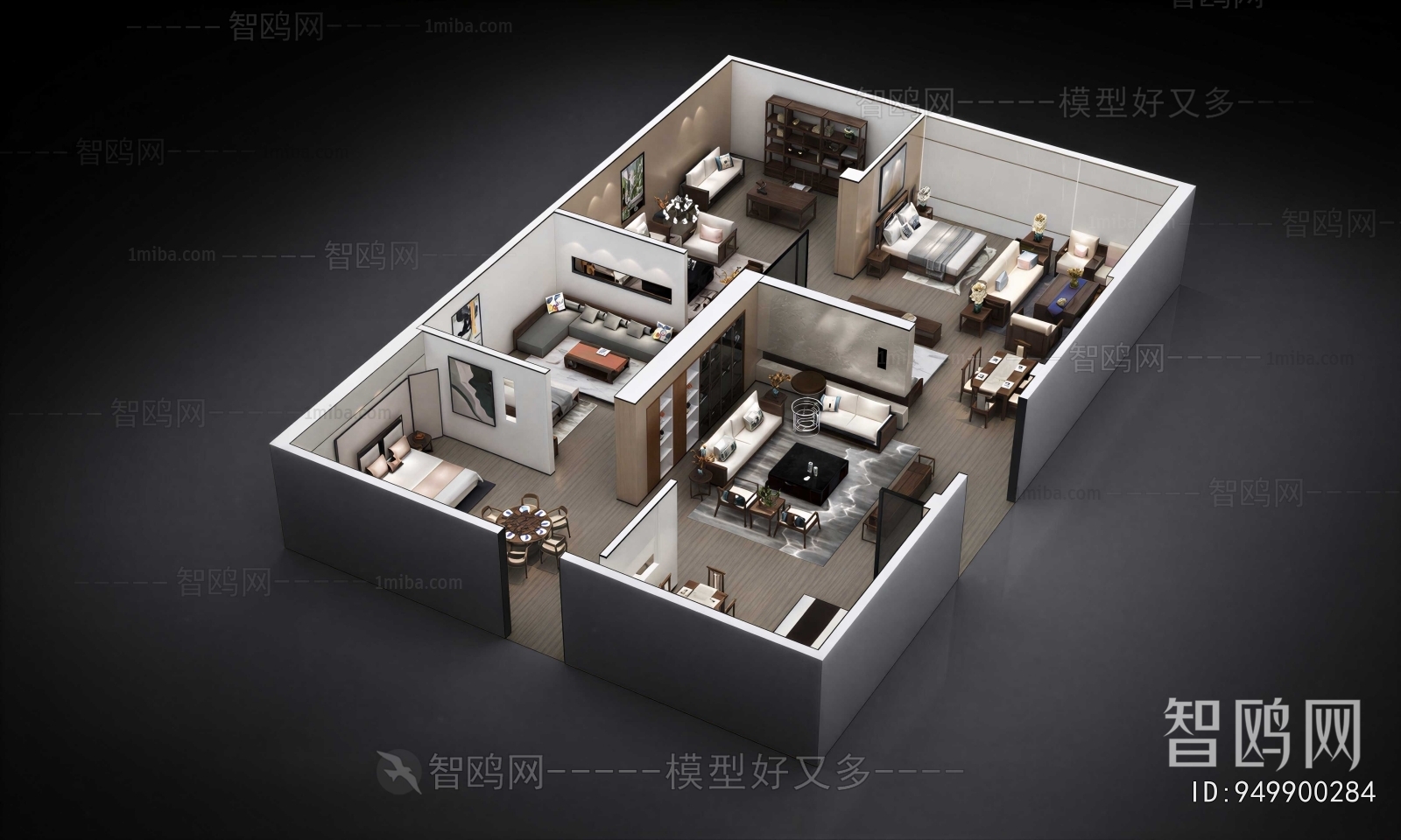 Modern A Bird's-eye View Of Home Decoration
