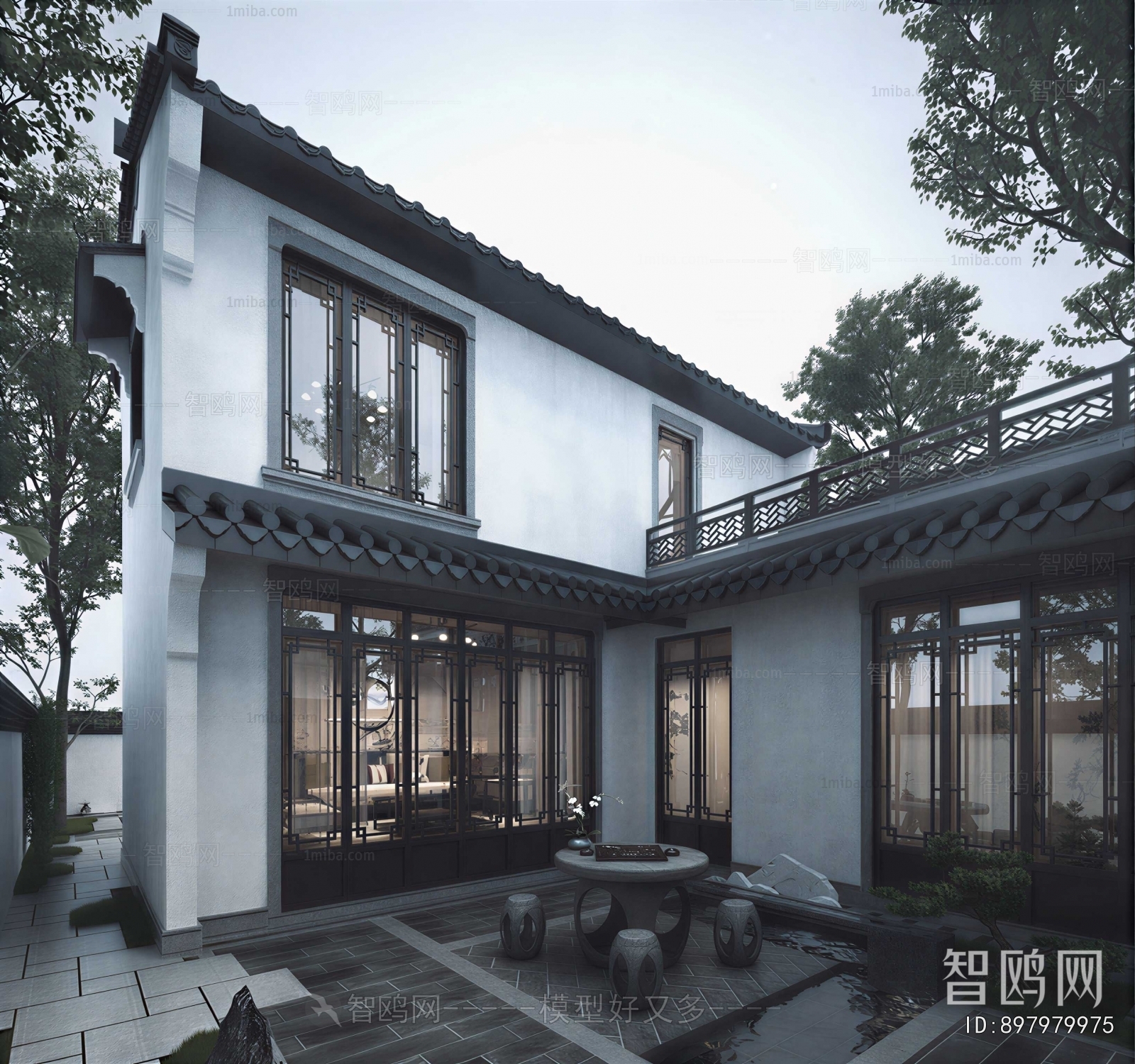 New Chinese Style Detached Villa