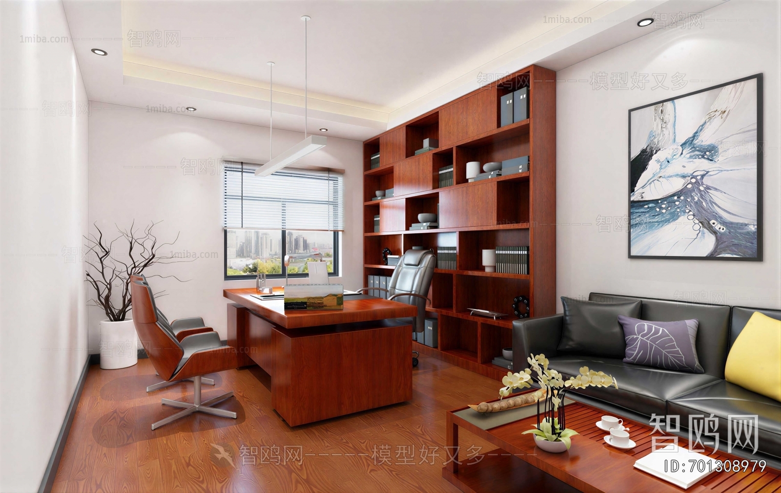 New Chinese Style Staff Area
