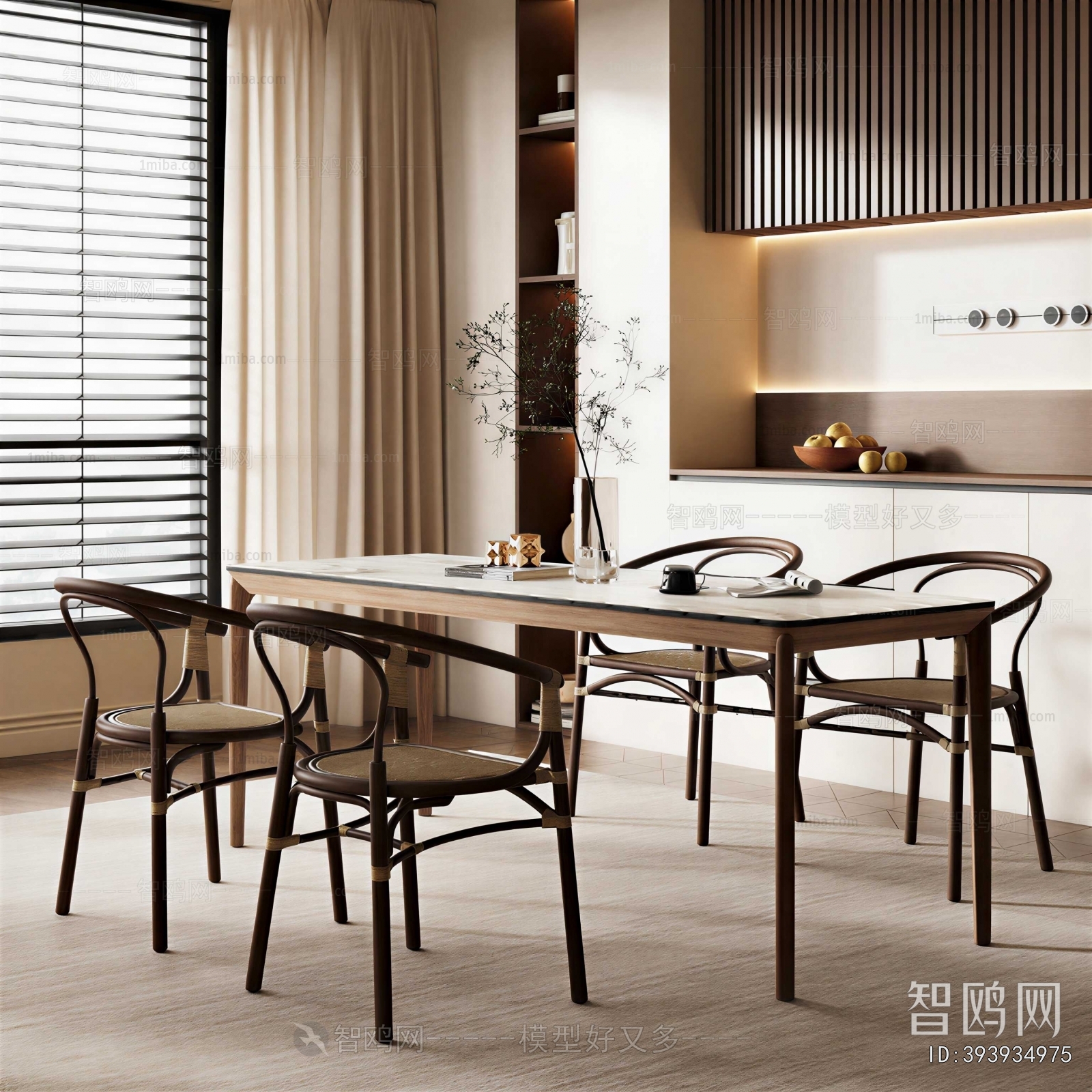 New Chinese Style Dining Room