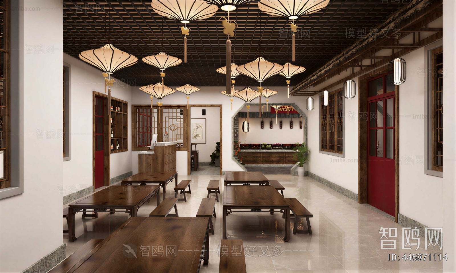 New Chinese Style Dining Room
