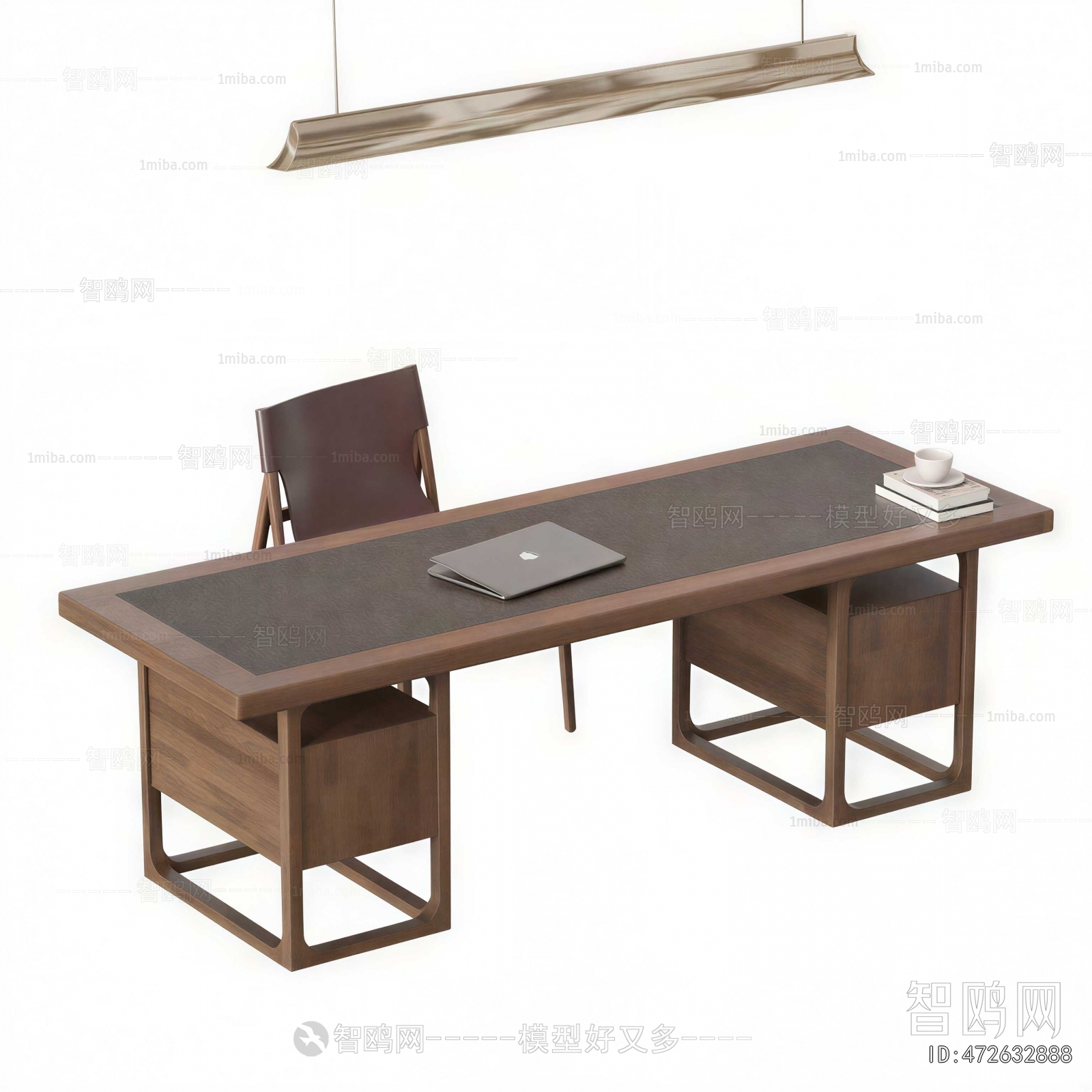 New Chinese Style Computer Desk And Chair