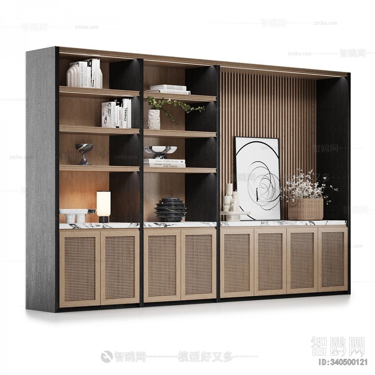 New Chinese Style Bookcase