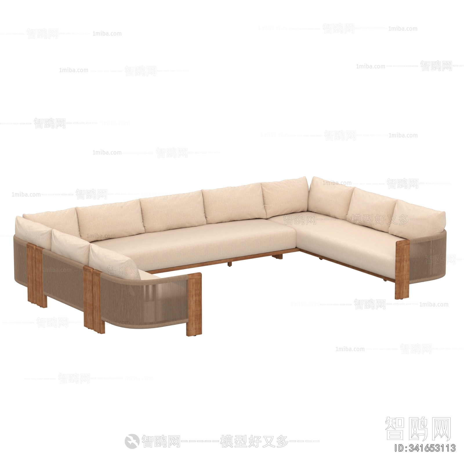 Modern Multi Person Sofa
