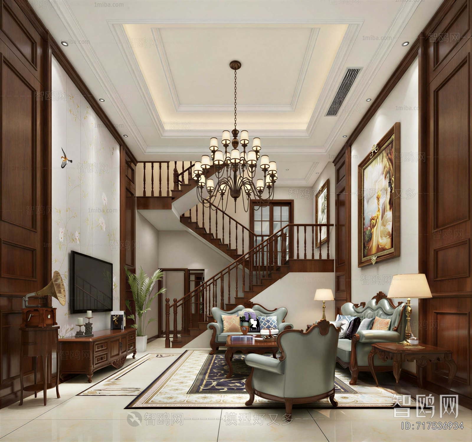 European Style A Living Room