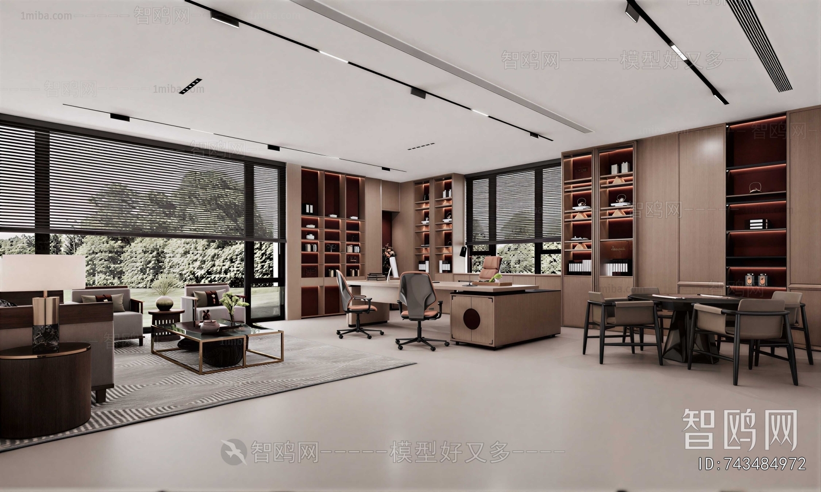 Modern Manager's Office