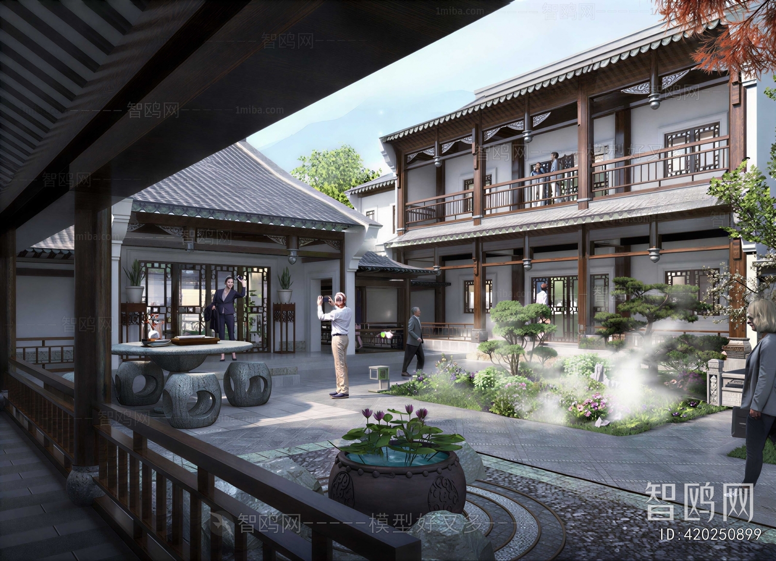 Chinese Style Courtyard/landscape