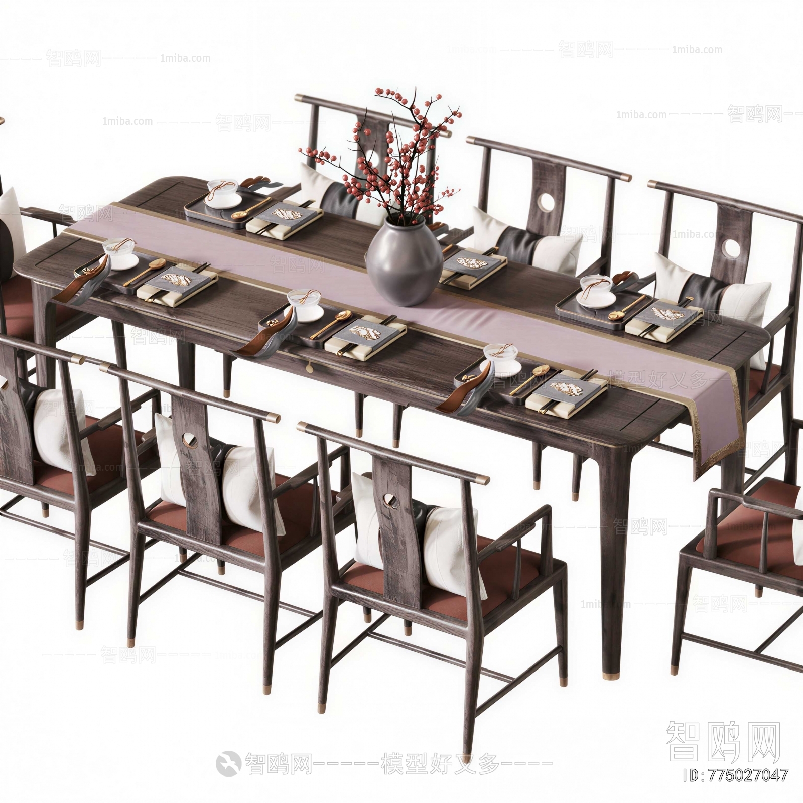 New Chinese Style Dining Table And Chairs