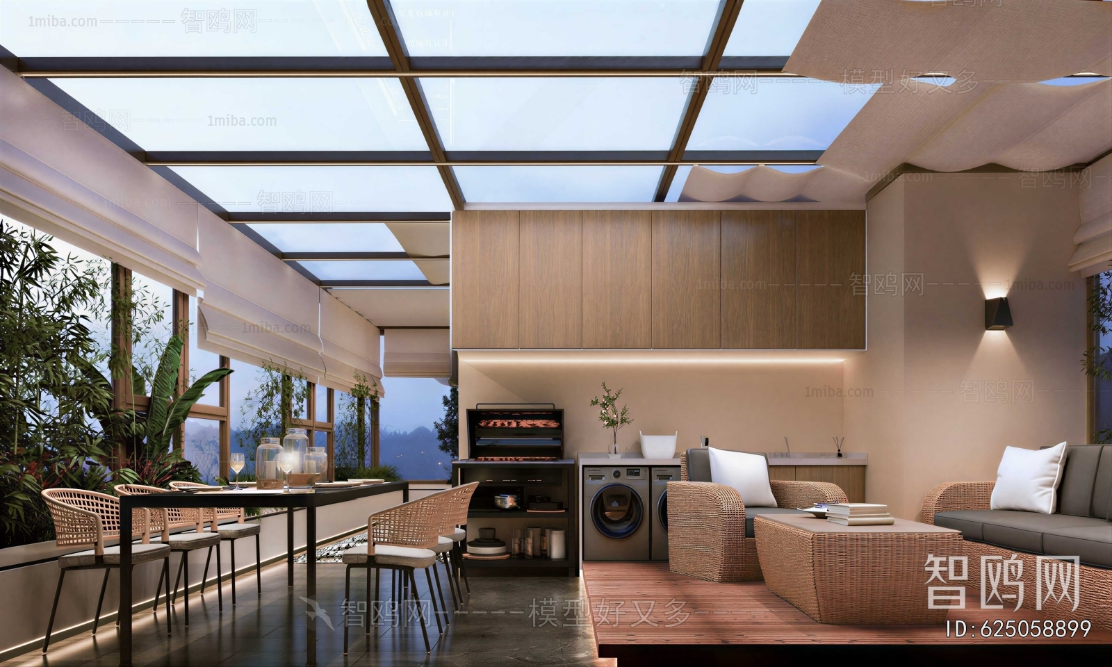 Modern Glass Sun Room