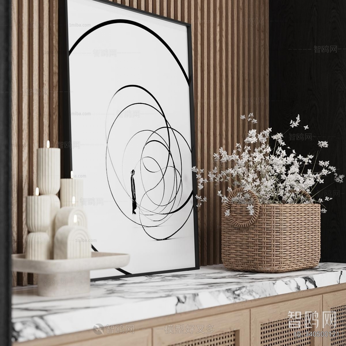 New Chinese Style Bookcase