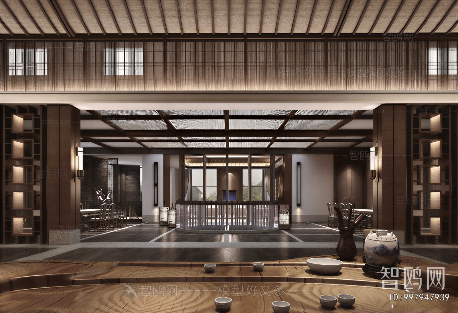 New Chinese Style Teahouse Tea House