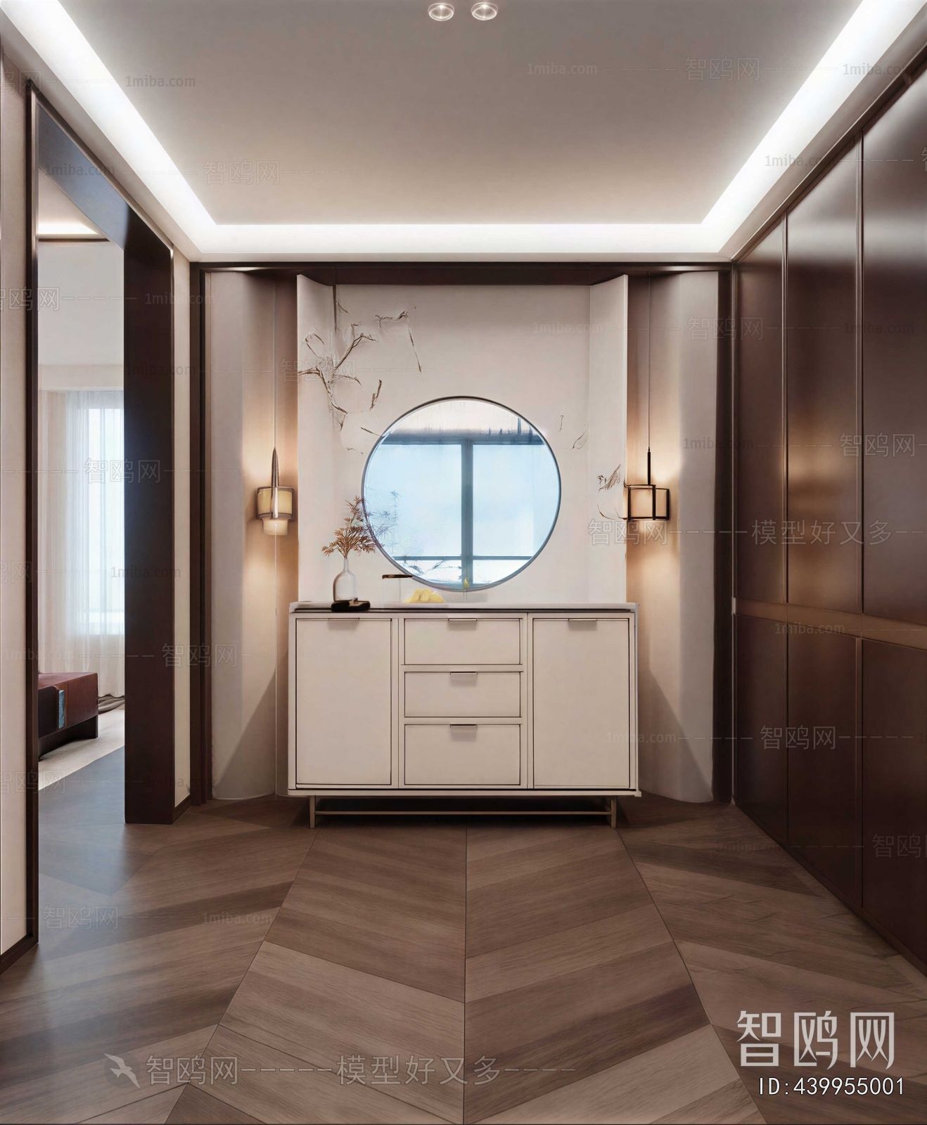 New Chinese Style Hallway