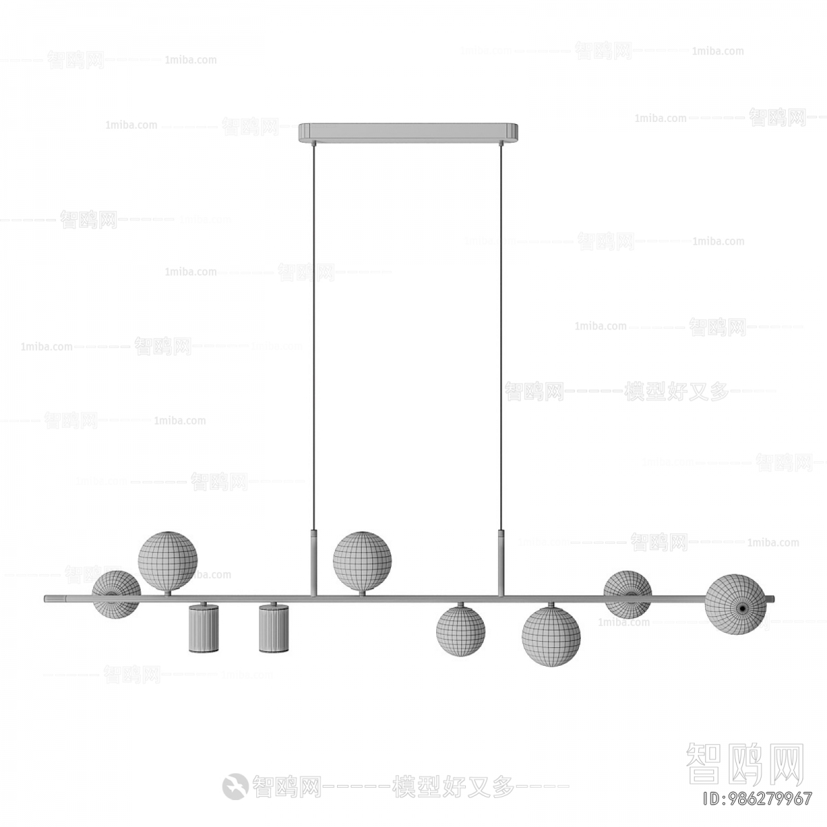 Modern Long Chandelier