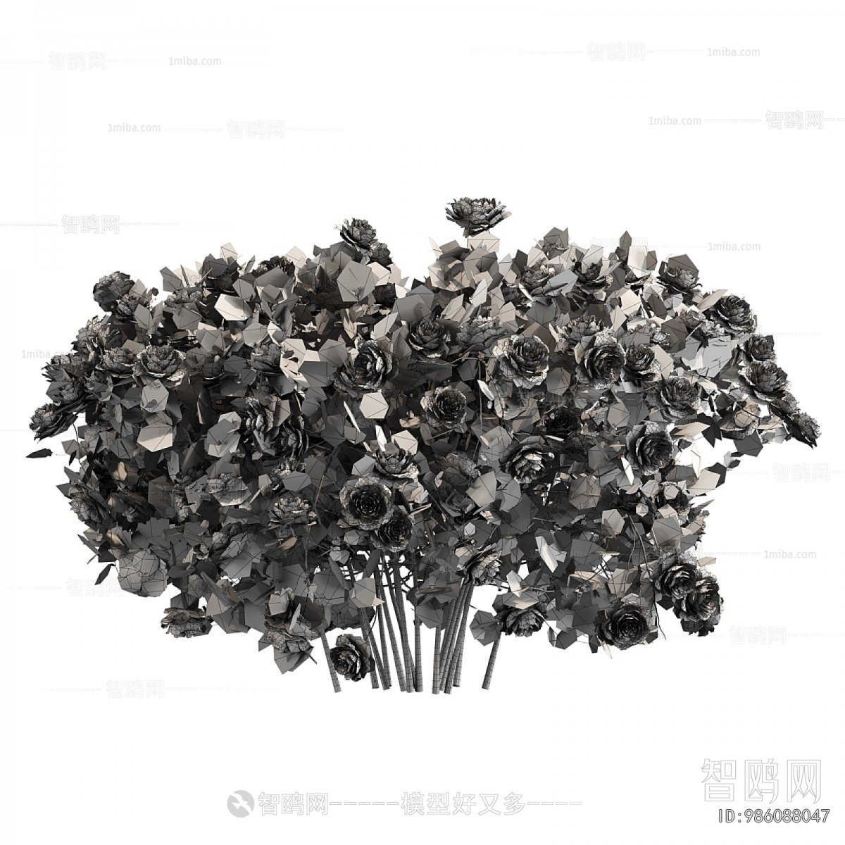 Modern Flowers And Grass