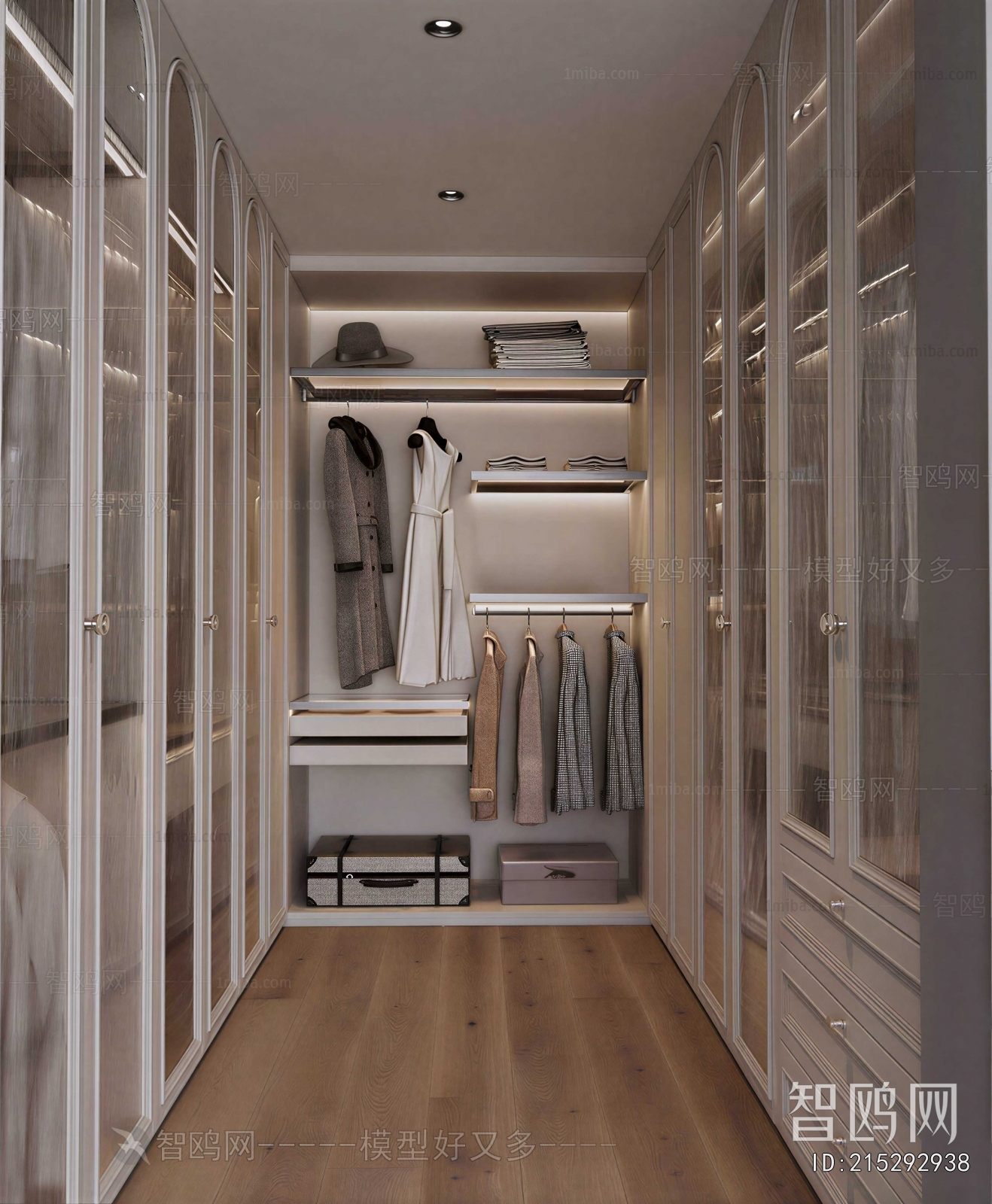 Modern Clothes Storage Area