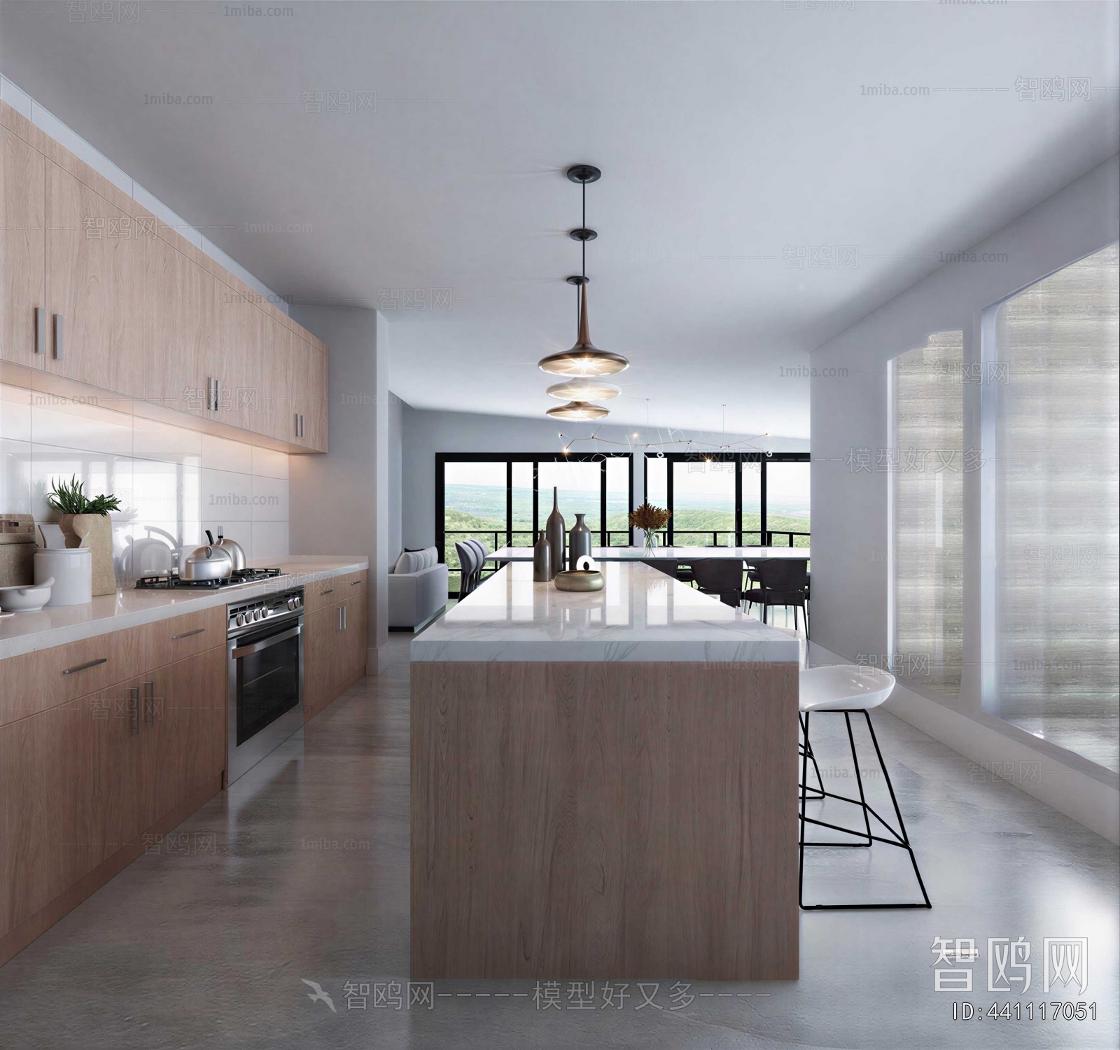 Modern The Kitchen