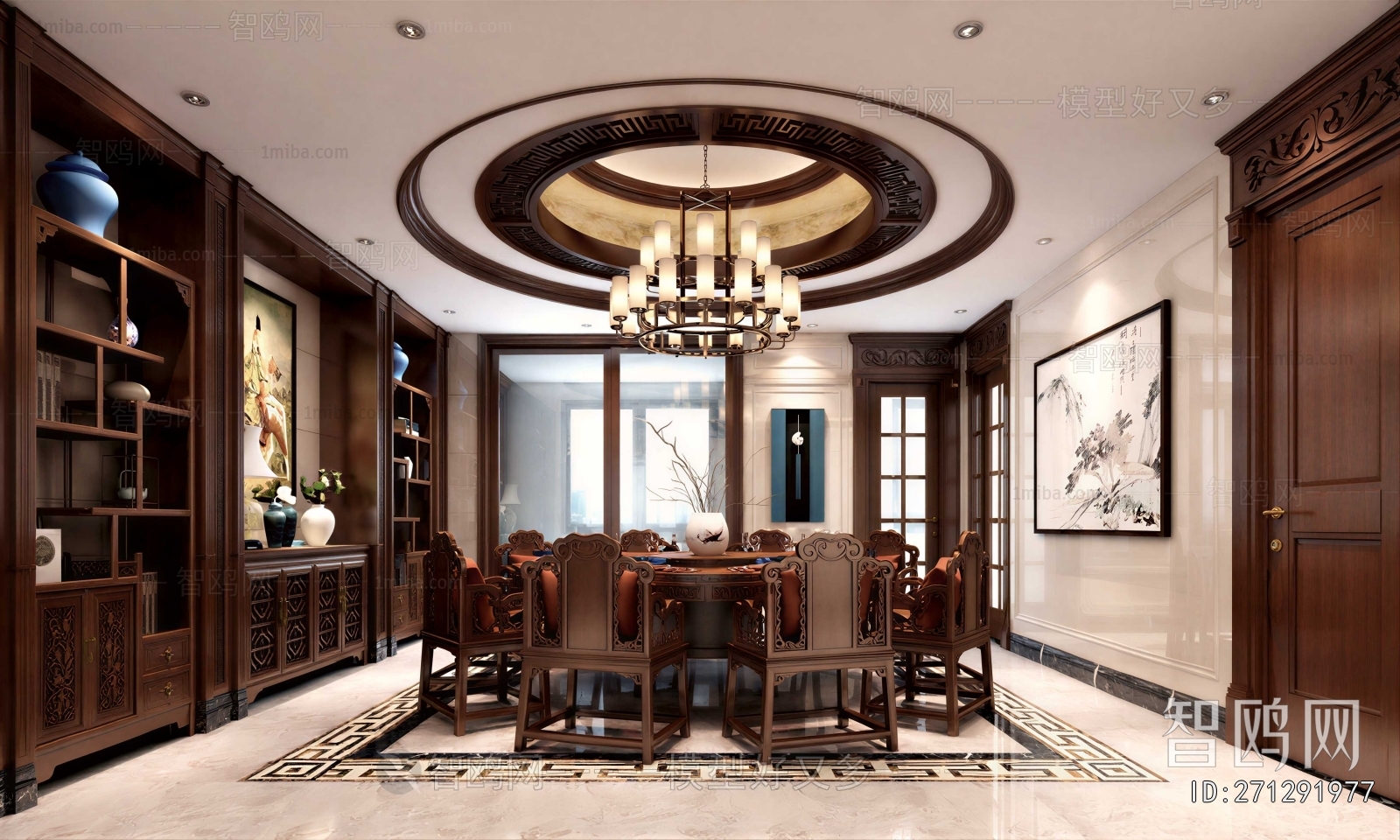 Chinese Style Dining Room