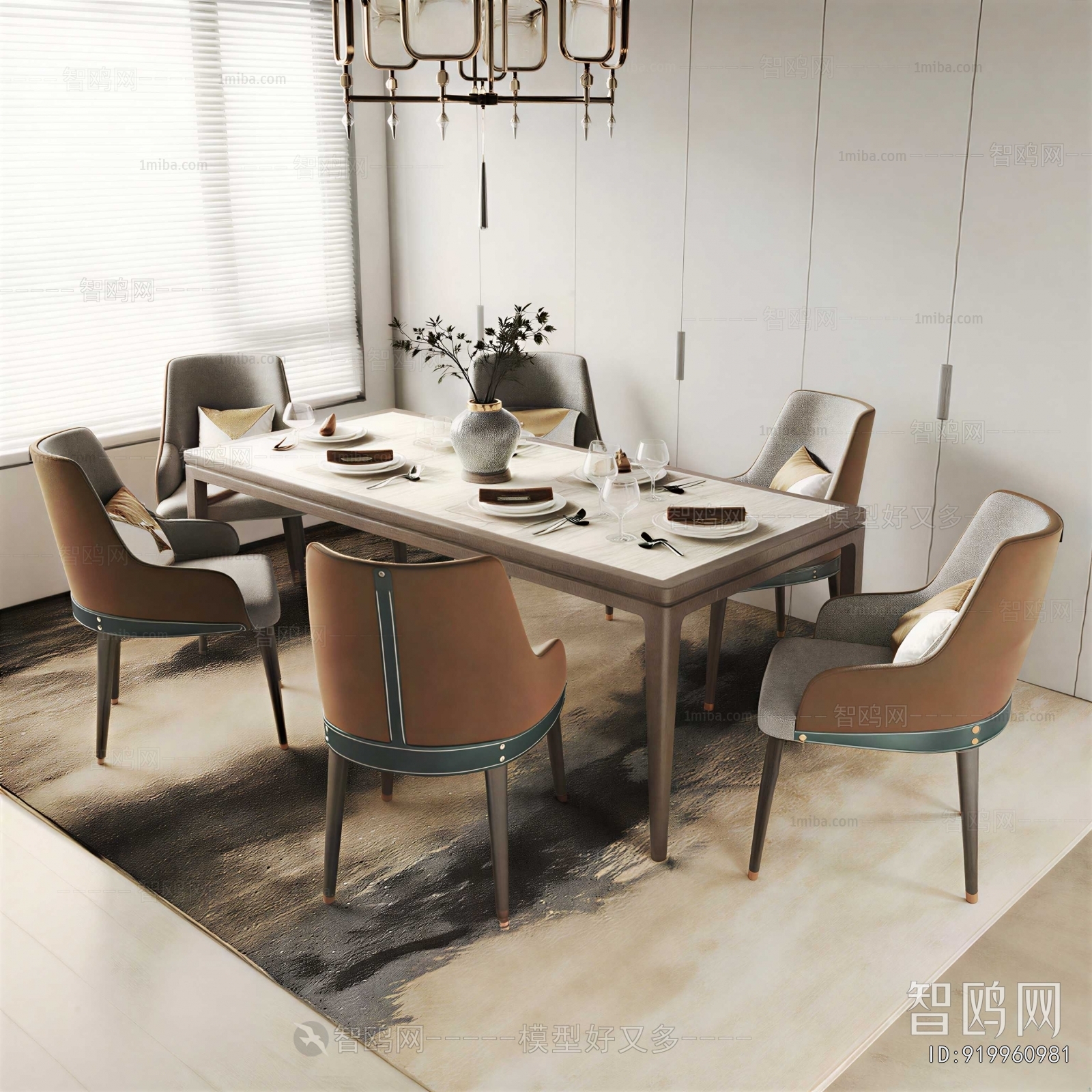 New Chinese Style Dining Table And Chairs