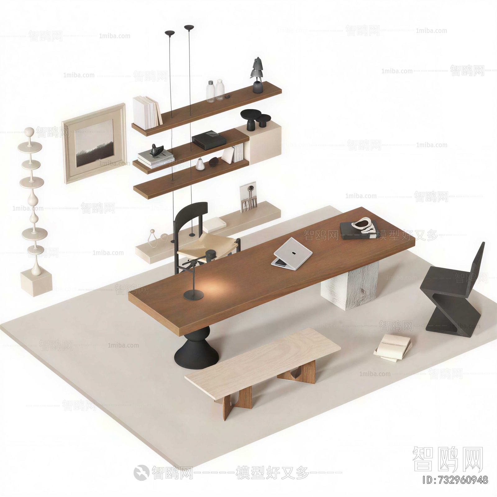 Modern Computer Desk And Chair