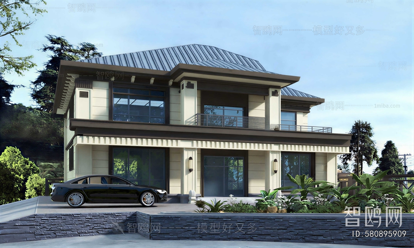 New Chinese Style Detached Villa