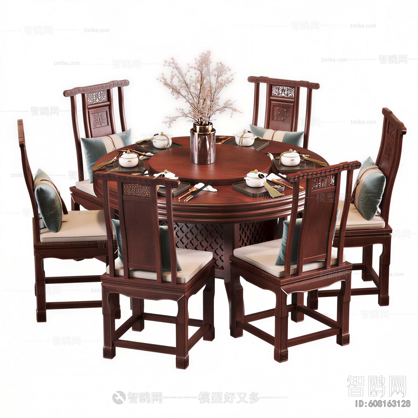 New Chinese Style Dining Table And Chairs